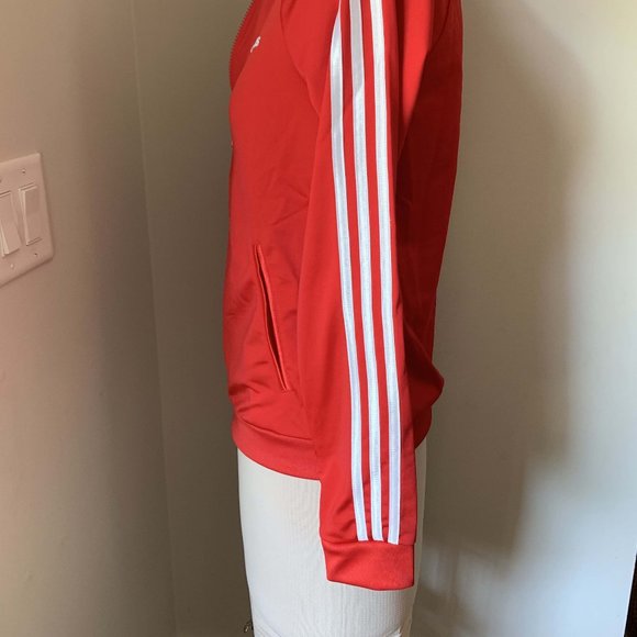 NWOT Adidas Red Track Jacket S - Picture 6 of 9